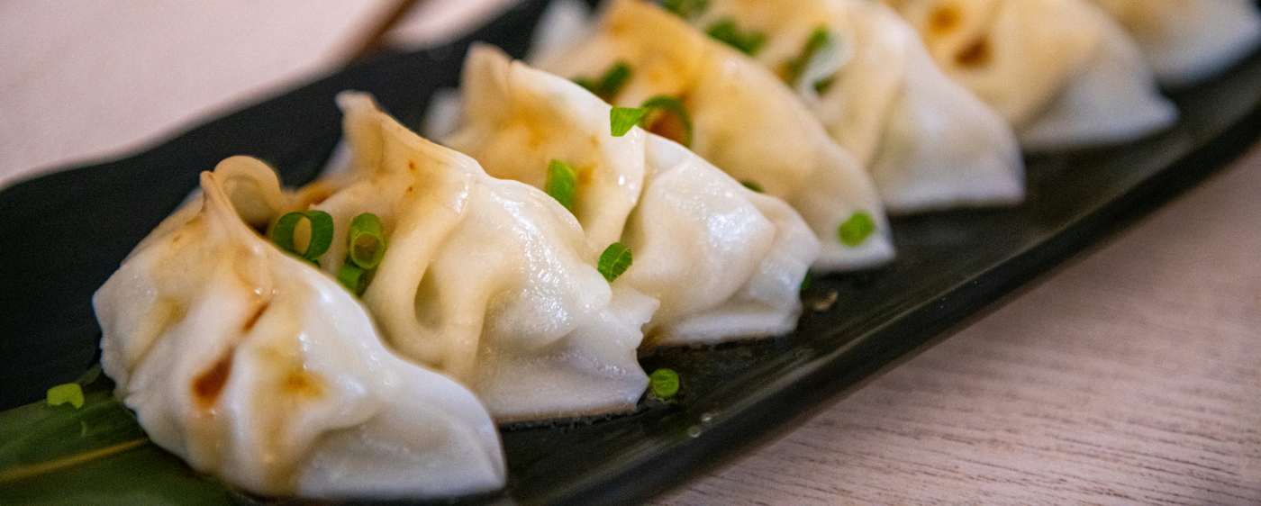 Butternut-Gouda Pot Stickers
