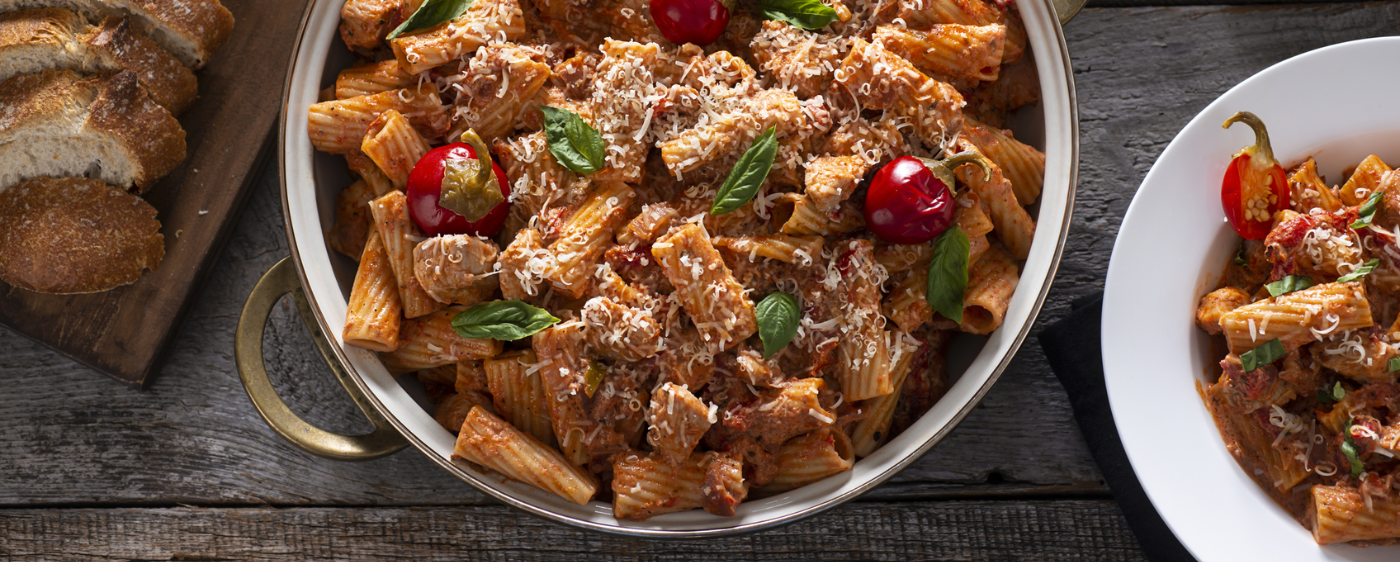 Four Cheese Baked Pasta