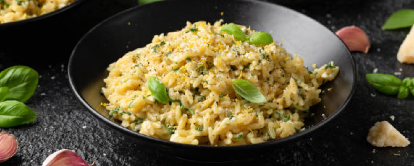 Parmesan Basil Orzo