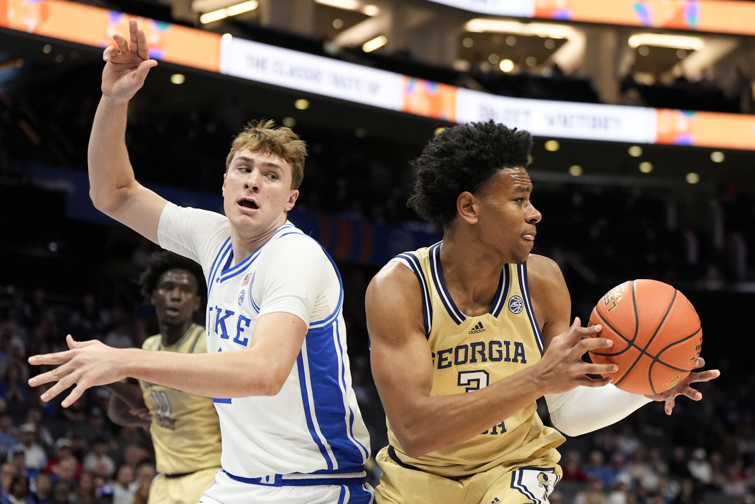 Duke’s Cooper Flagg exits ACC quarterfinals with ankle injury, but returns to bench without a boot