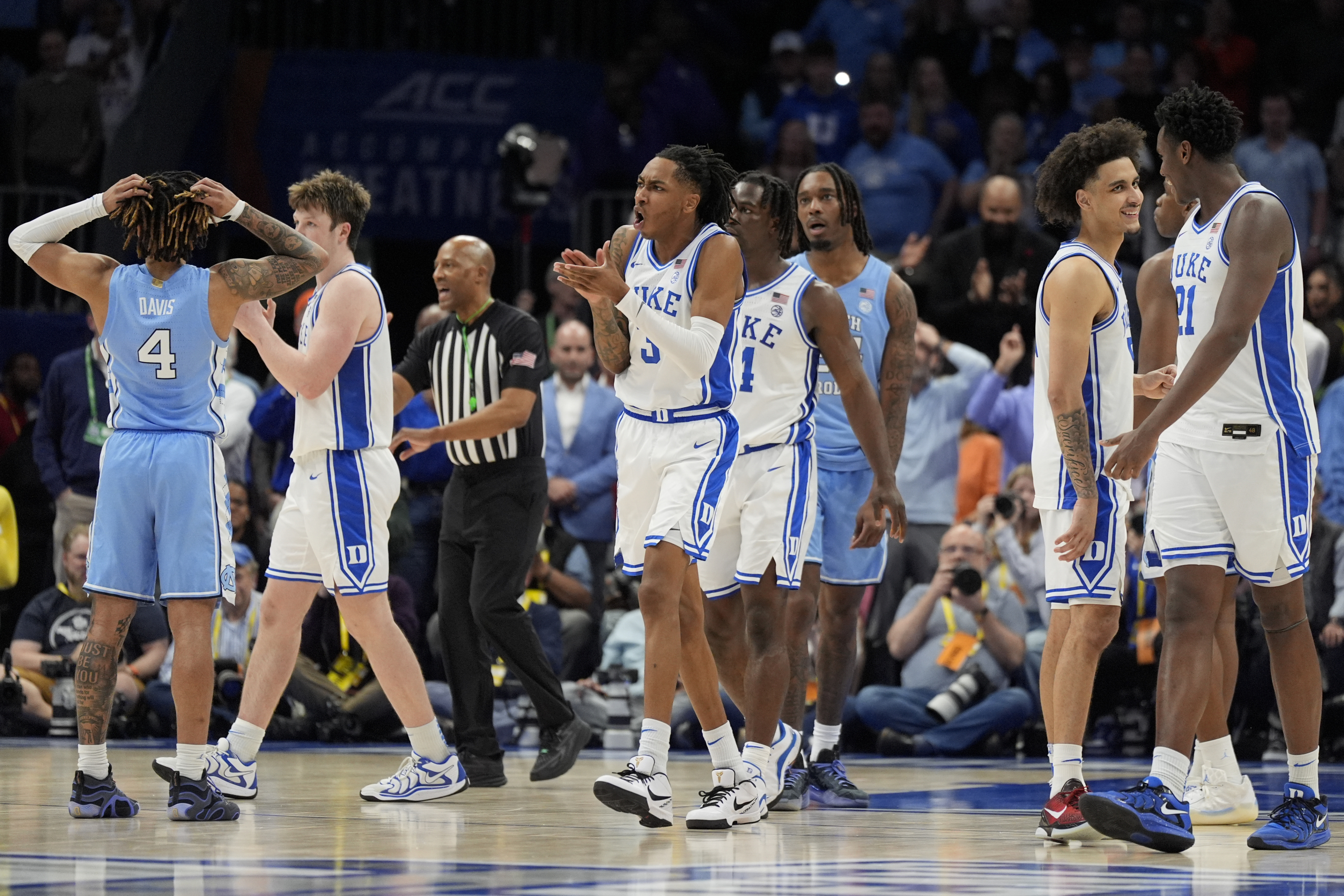 Withers’ lane violation adds improbable twist to UNC’s failed comeback against No. 1 Duke in ACCs