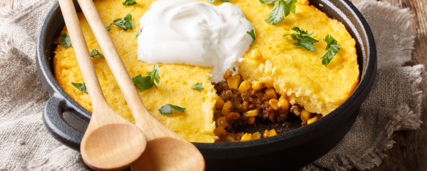 Easy Skillet Tamale Pie With Cornbread Crust