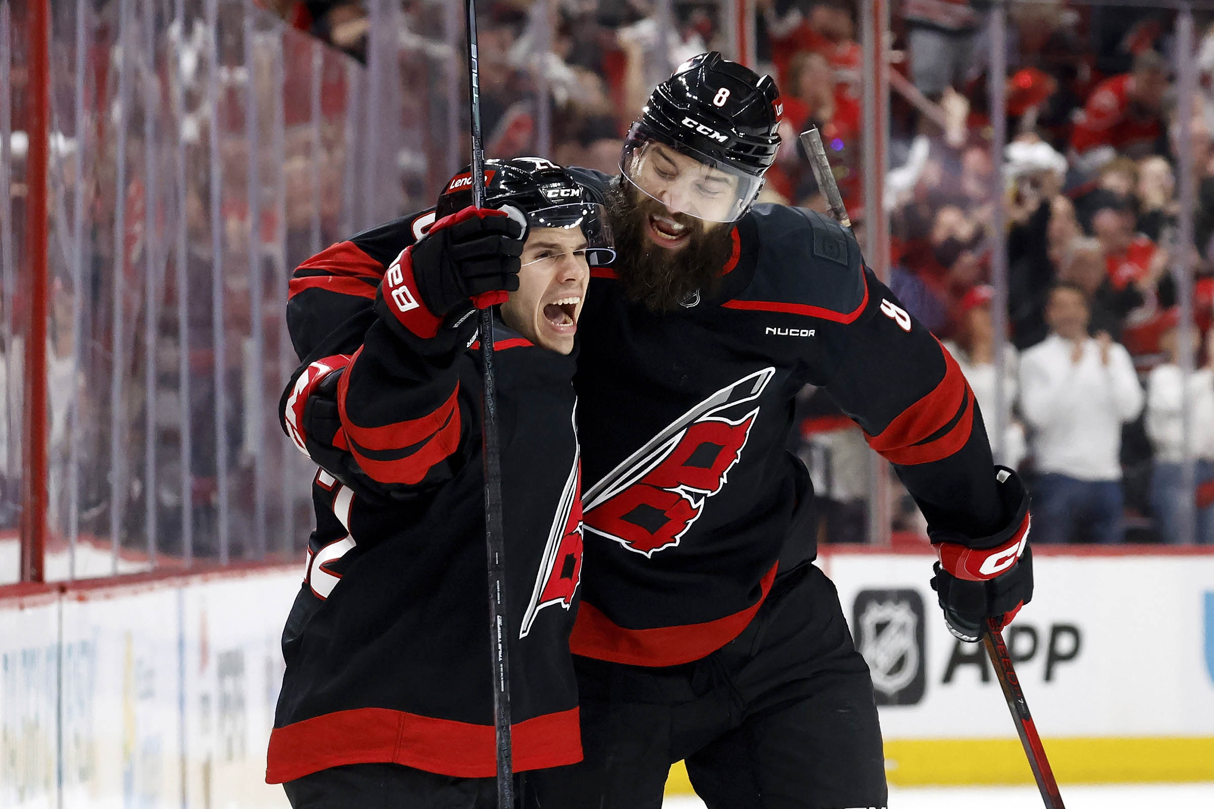 Stankoven strikes twice in playoff debut with Carolina as Hurricanes beat Devils