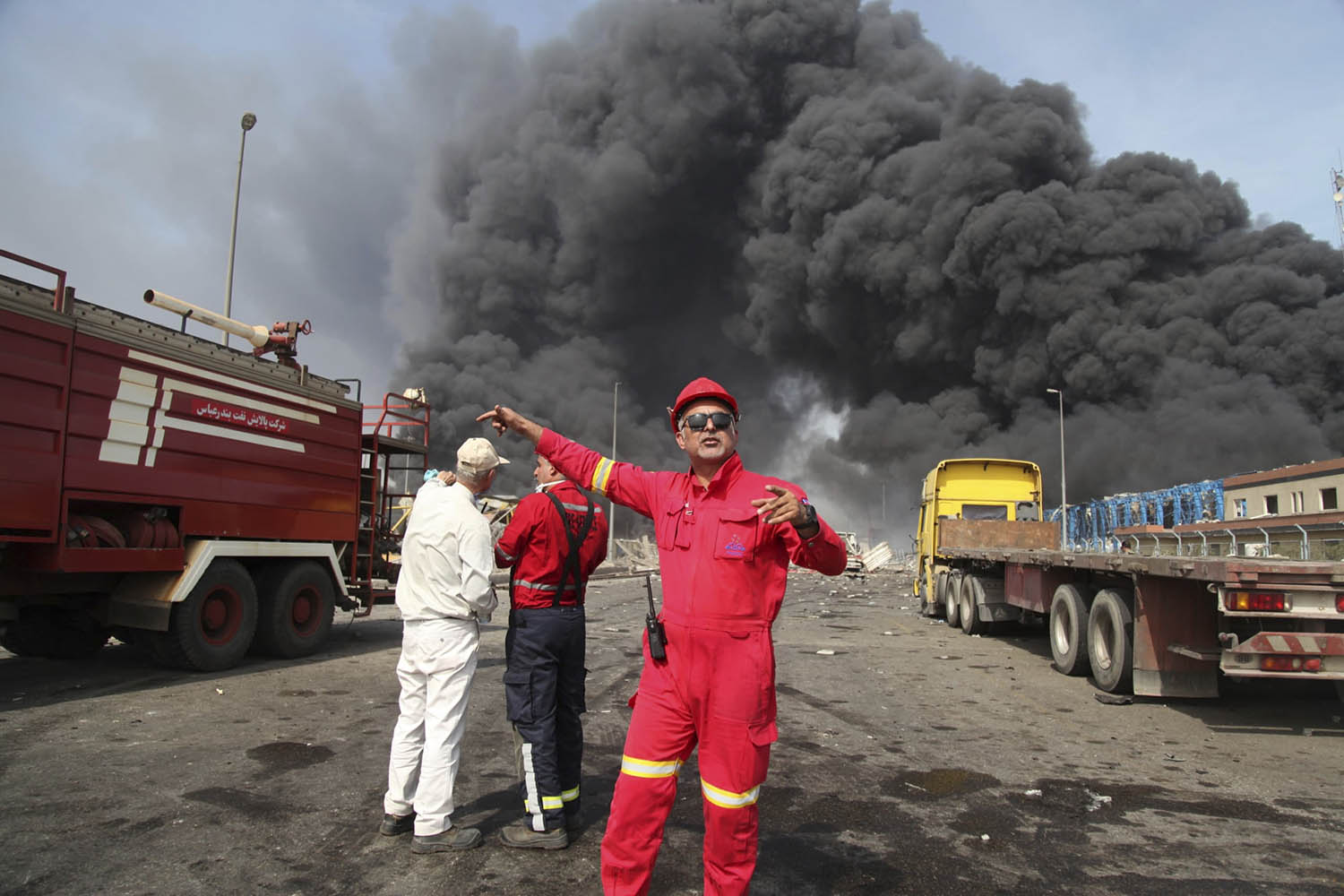 A massive explosion at an Iranian port linked to missile fuel shipment kills 18, injures some 800
