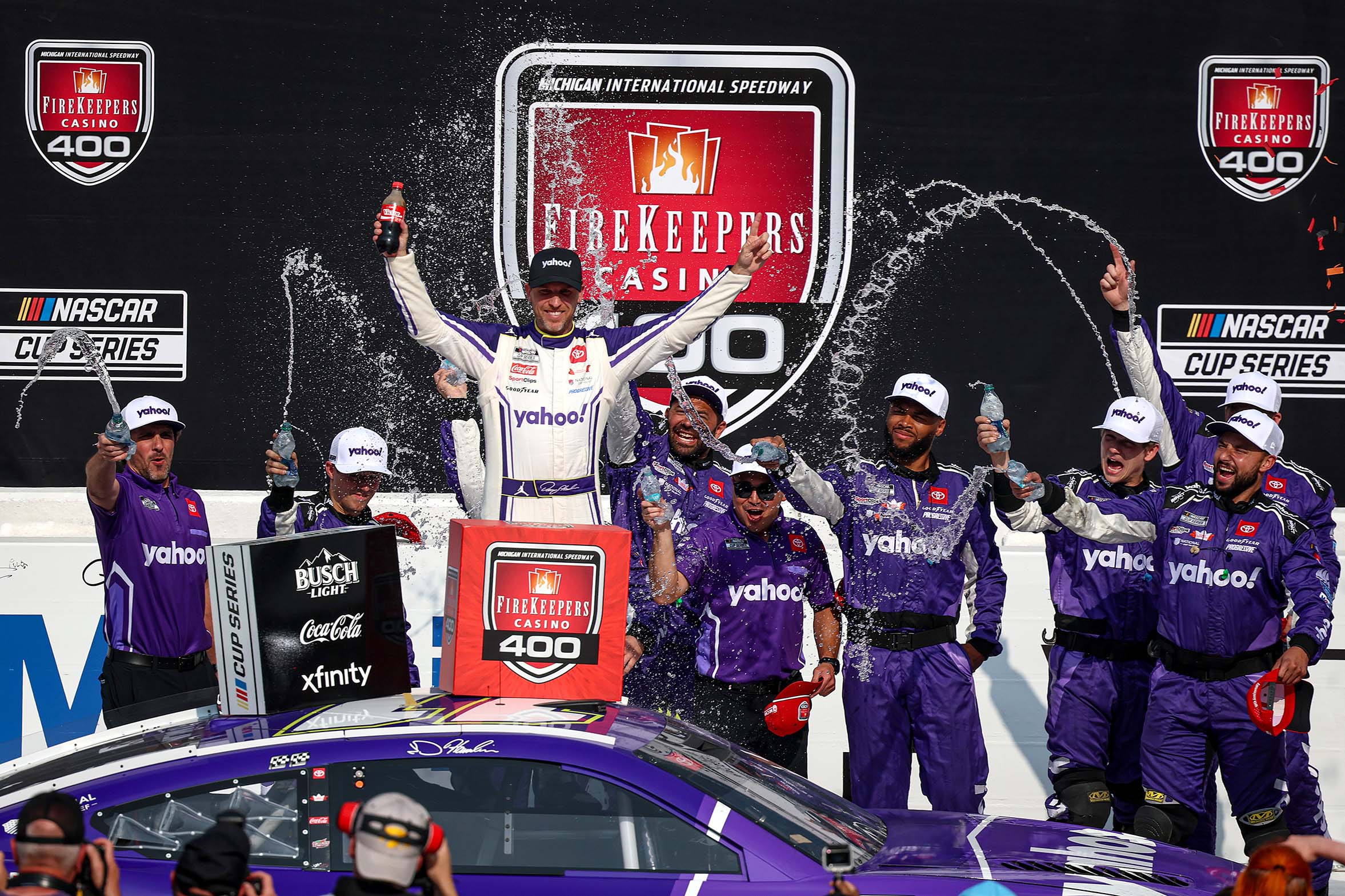 Denny Hamlin to miss NASCAR’s first international race after birth of son