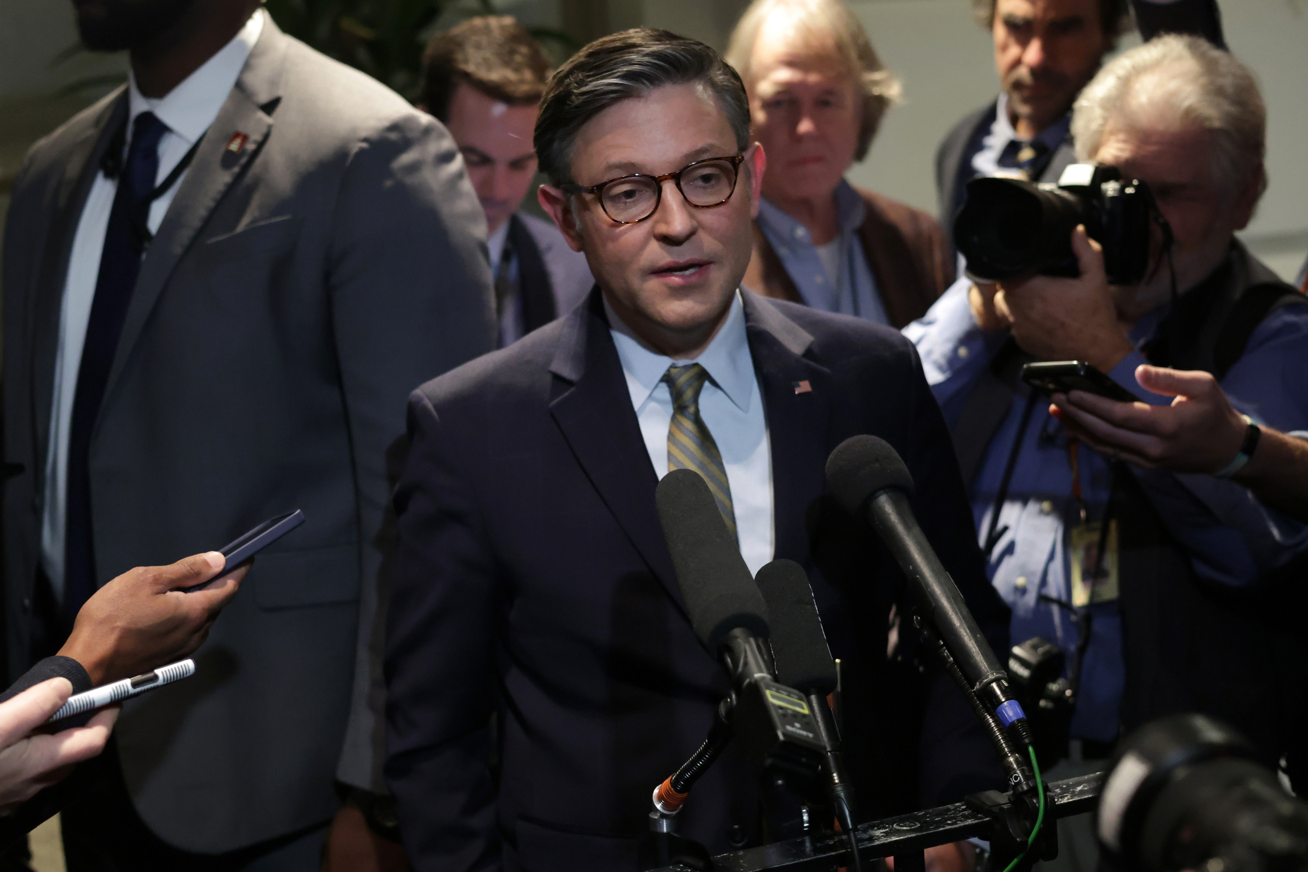 Speaker Johnson keeps the House away as he fights to end the government shutdown